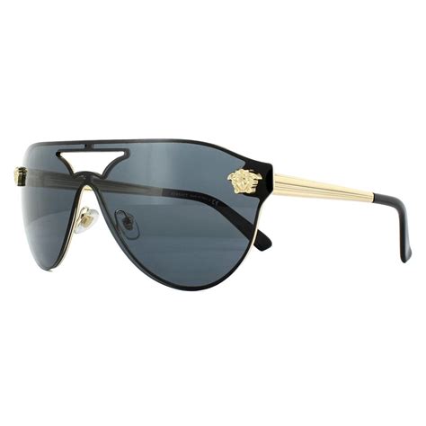 Versace VE2161 100287 Sunglasses in Black/Gold